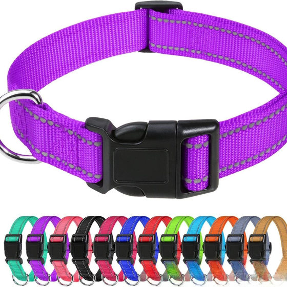 Pet collar cat collar large dog adjustable explosion-proof reflective woven source factory wholesale dog collar