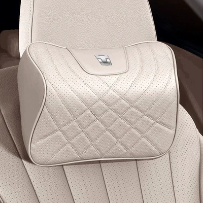Headrest, Neck Pillow, Lumbar, Waist support - off-white-neck-pillow