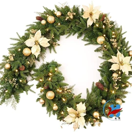 场地布置道具;圣诞装饰品;圣诞花环