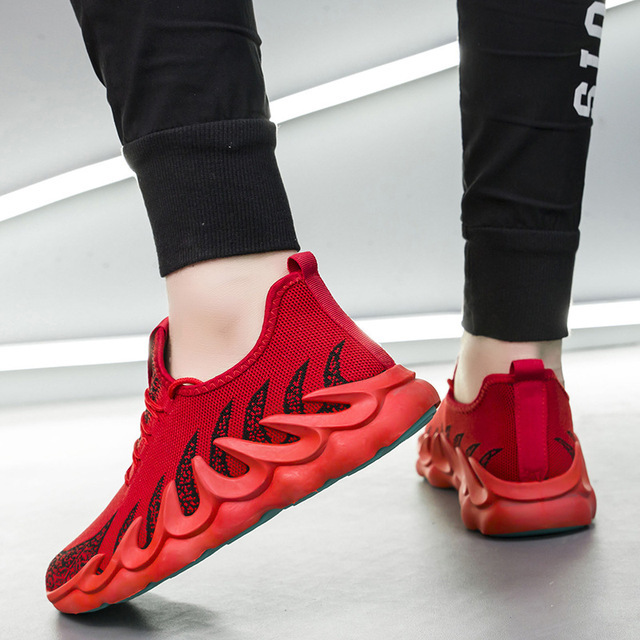 八爪魚男鞋子2021夏季新款男士運動鞋飛織透氣休閑鞋批發男鞋子