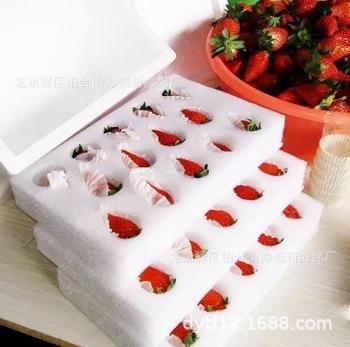 草莓托海绵包装/草莓托海绵内托/草莓托海绵内衬/草莓托泡沫包装