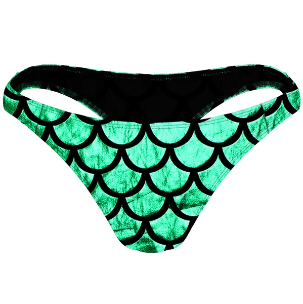 Tzy863S men's underwear bikini pocket thong small triangle fish scale 132