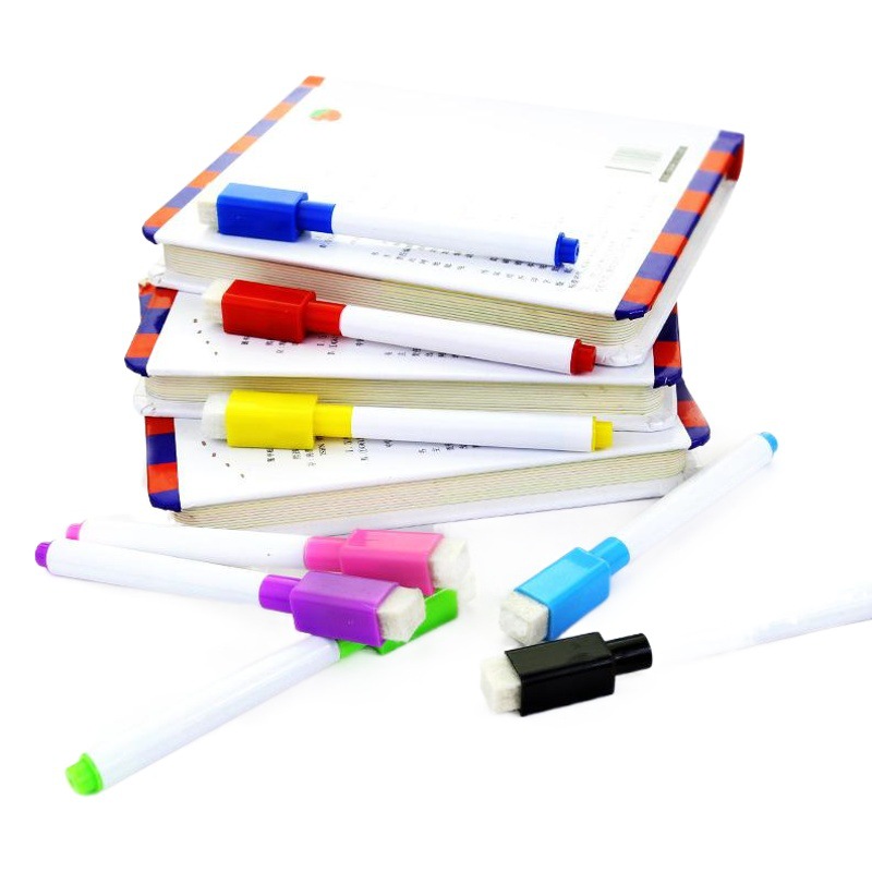 Factory direct high quality rewritable whiteboard pen writing special marker pen fixed with tape brush color
