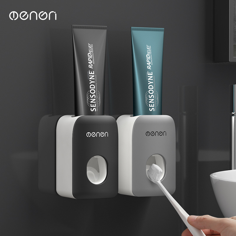 Toothpaste squeezer wall-mounted toothpaste toothbrush storage rack set toothpaste holder lazy squeezer