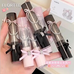 FLORTTE フラワー ロリア ガラス シー ソリッド リップグロスはカップに付着しにくいミラー口紅リップ グレーズ