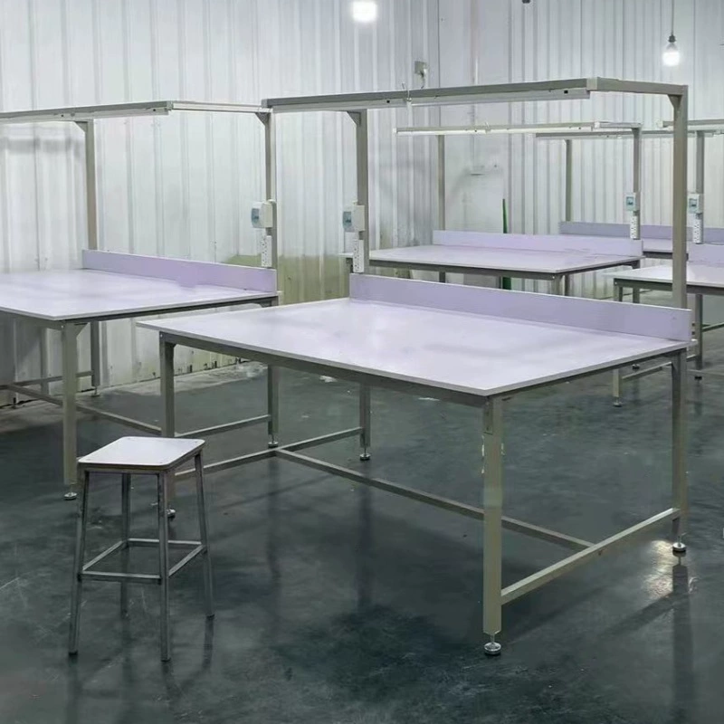 Стол для раскроя одежды, стол для проверки одежды на швейной фабрике, стол для экспресс-упаковки, рабочий стол для текстильной фабрики с потоковой системой.
