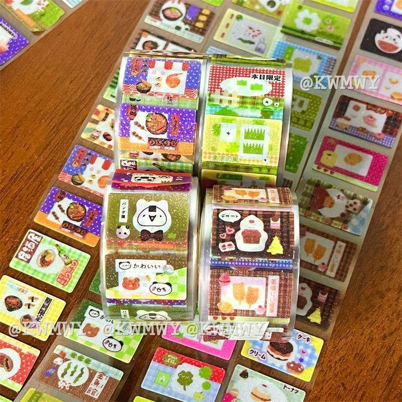 昭和メモリーロール 古代テープシリーズ ハンドブック DIY装飾素材 多用途ステッカー ハンドブック グカ|undefined