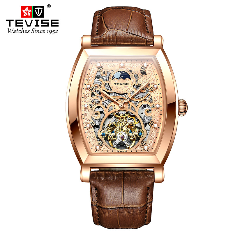 Twiss brand watch business affairs leisure time man watch Hollow Belt fully automatic Mechanical watch One piece On behalf of