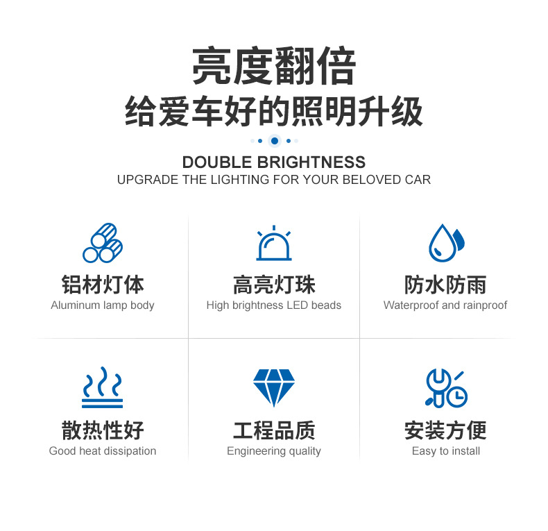 Supply adjustable roof lights roof spotlights fog lights supply external installation of combination lights