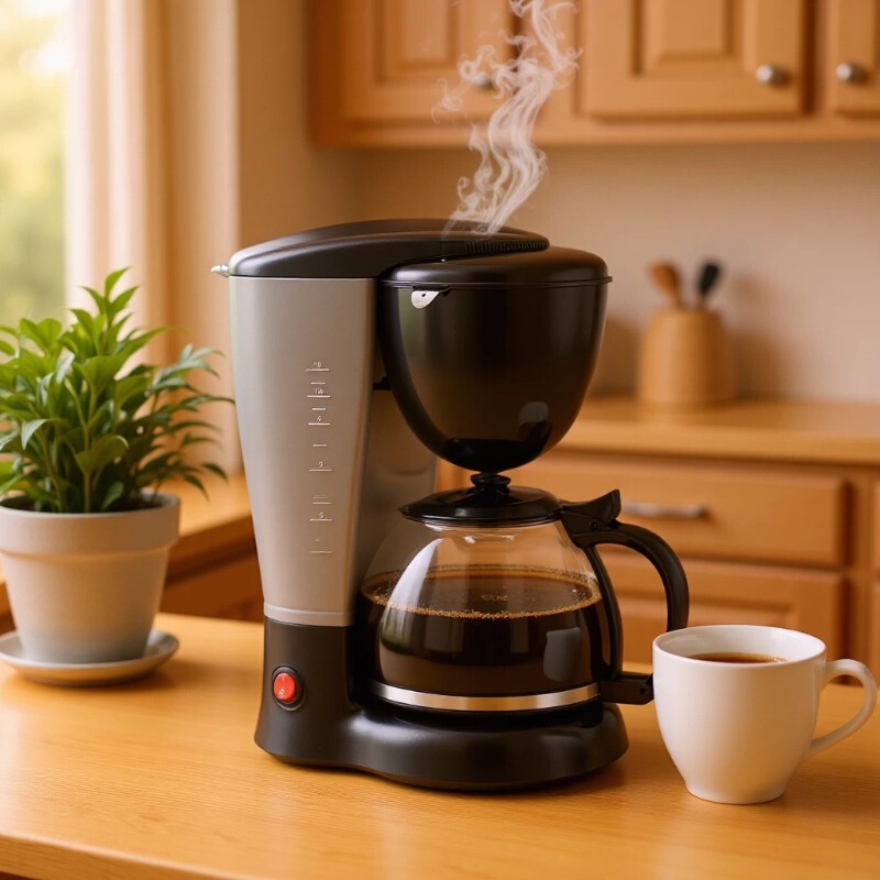 Miniature drip coffee maker for foreign trade, 4-6 cup drip filter coffee pot Miniature drip coffee maker for foreign trade, 4-6 cup drip filter coffee pot