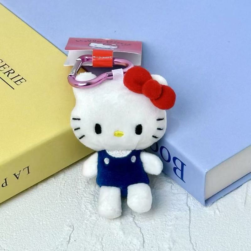 日系新款现货爱心扣猫咪。美乐蒂，库洛米毛绒玩具公仔小挂件|undefined