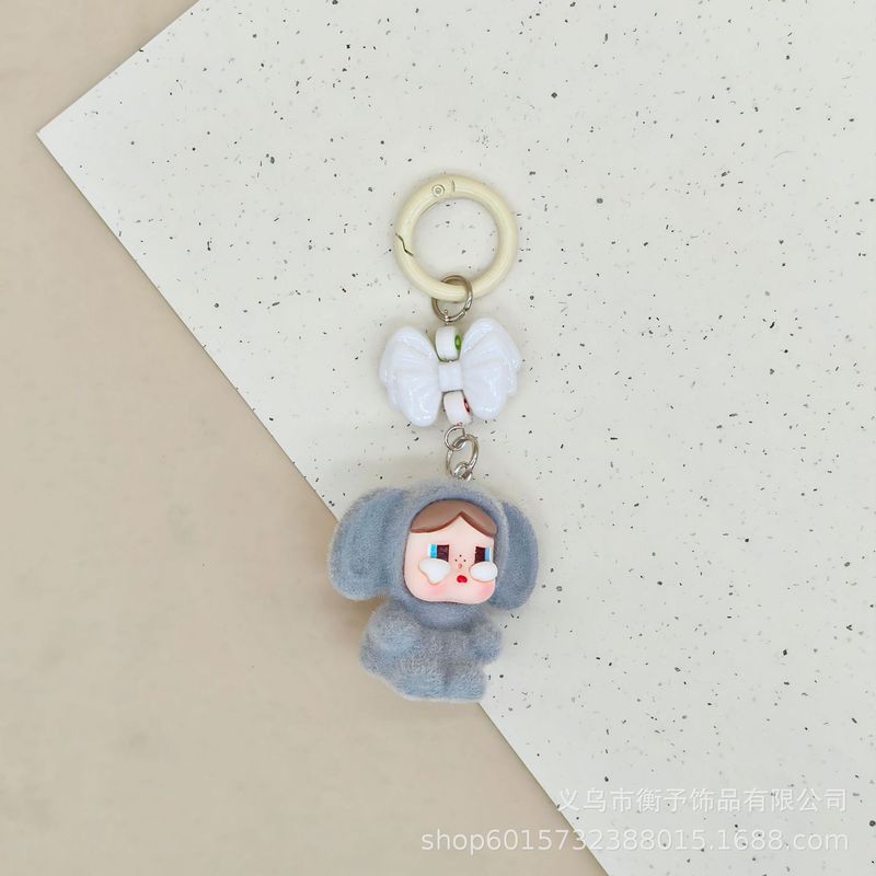 人気のクロスボーダー樹脂植毛泣き赤ちゃんキーホルダーペンダントかわいいバッグ小さなアクセサリー装飾品ジュエリーアクセサリー卸売|undefined