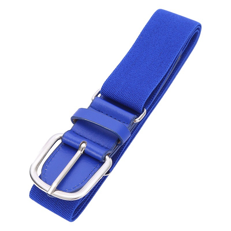 青少年ゴム野球ベルト弾力ソフトボールゴムベルトファッション装飾合金ベルト卸売り