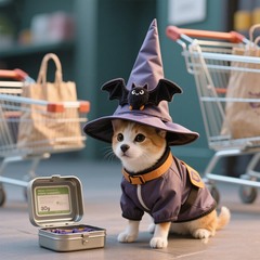 ハロウィンコウモリの羽ペット服ベルハーネス付き犬猫面白いドレスアップクロスボーダー限定