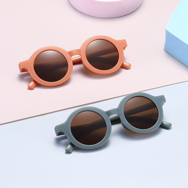 Gfas de sol para niños y niñas anti-UV marea gafas de sol para bebés de moda coreana fábrica de gafas de bebé directo