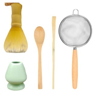 Resin Tea Xian Matcha Brush Export Special Matcha Brush Milk Tea Shop Five-piece Set Matcha Supplies