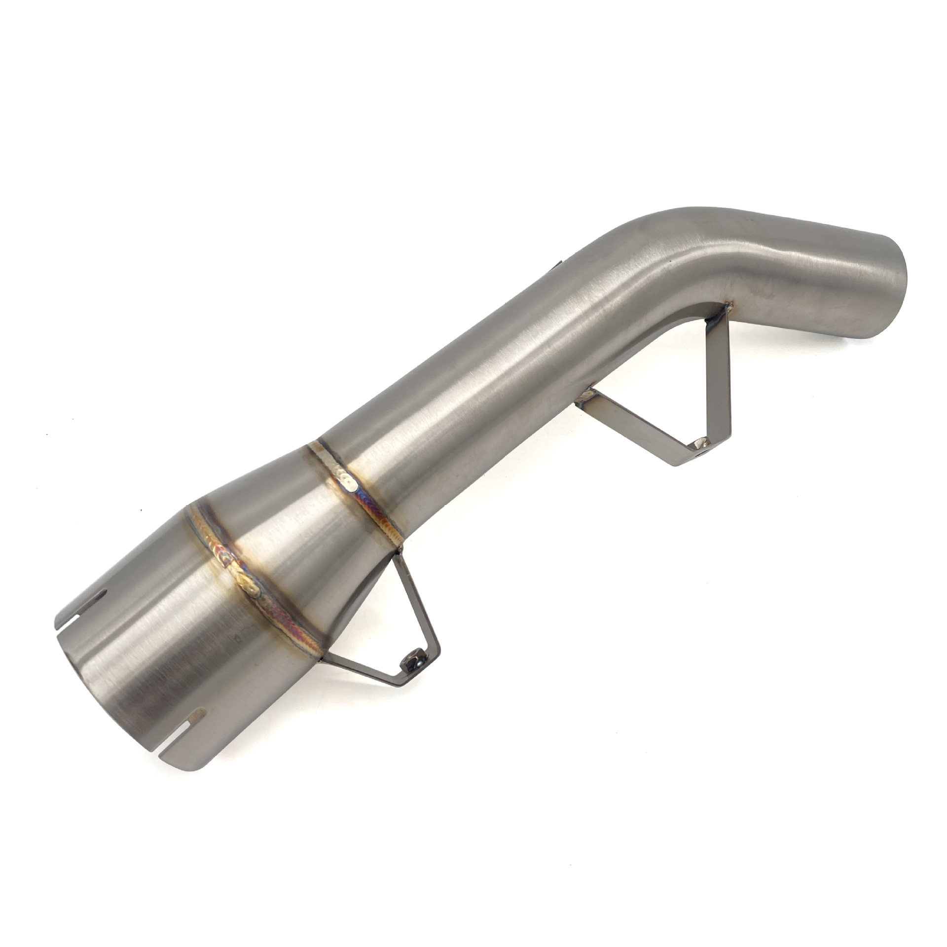 Suitable for Kawasaki motorcycle modification exhaust pipe Z900 drum removing middle section back pressure drum can be connected to 51mm original car exhaust