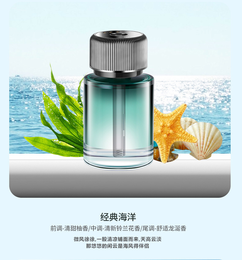 Car Aromatherapy Perfume Starry Sky Lamp Car Start and Stop Car Interior Supplies Car Light Fragrance High-End Car Fragrance
