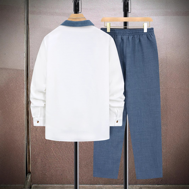 卸売 2025 クリエイティブメンズスーツセットドレス男性韓国スリムフィットスーツ男性の結婚式四季カジュアル服|undefined