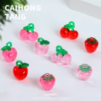 Смола DIY имитация миниатюрная смола с висячим фруктом мультяшный брелок маленький кулон ювелирные аксессуары материал оптом
