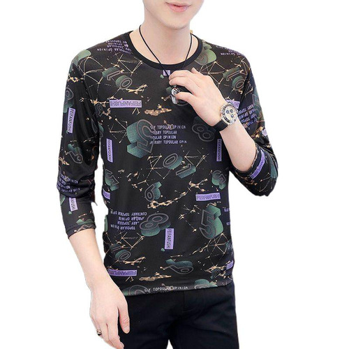 Supports multi-platform long-sleeve t-shirts, sporty, breathable, quick-drying, fashionable 3D