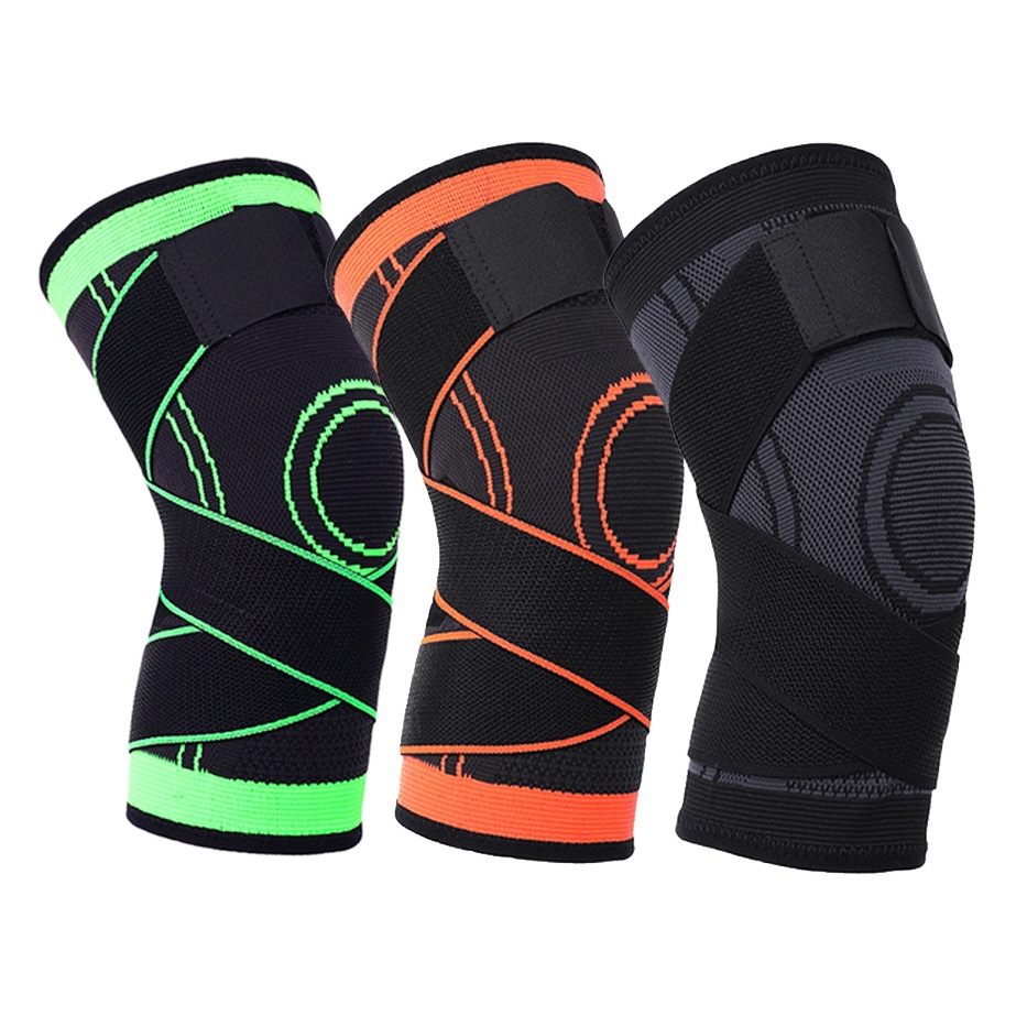 Rodillera fitness deportes corriendo en cuclillas antideslizante Compresión de la articulación de la rodilla menisco cubierta protectora hombres y mujeres baloncesto equipo de protección