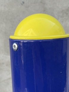 114Abs Yellow Cap Inner Plug Outdoor Outdoor Fitness Path Community Square Fitness Equipment Accessories Cap Ball