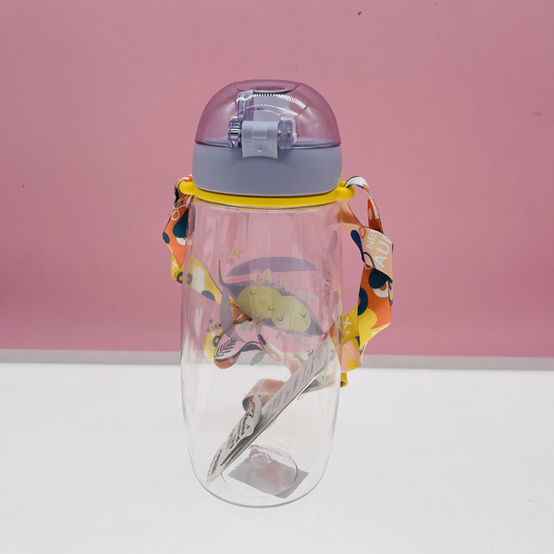 Shanghe taza de paja para niños Correa Linda taza de agua hombres y mujeres correa de verano hervidor kindergarten taza de agua Liga