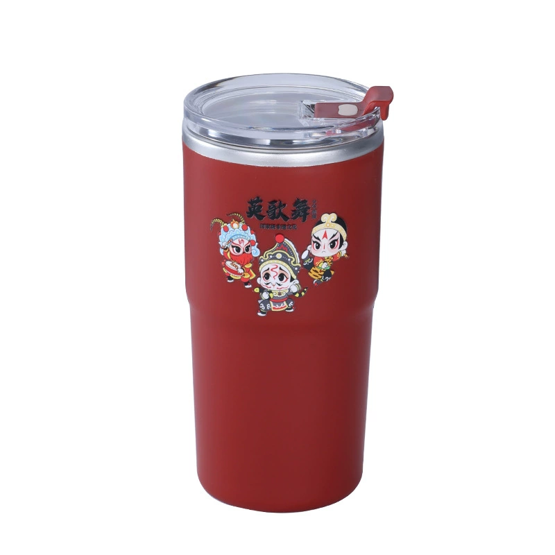 Creative tea cup stainless steel, glass, pack, internet celebrity