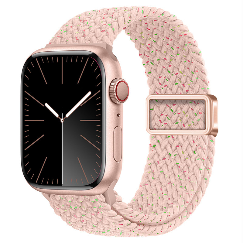 适用applewatchs11/10苹果磁吸扣尼龙编织iwatchse3智能表带腕带|undefined
