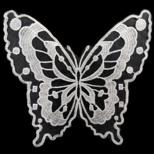 Embroidered butterfly cloth sticker underwear