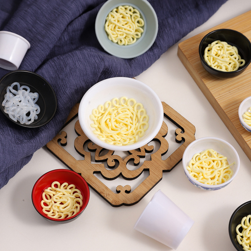 模擬ラーメン半製品麺ボウル DIY 食品玩具手作りインスタントラーメンアクセサリー模擬食品インスタントラーメン材料パッケージ|undefined