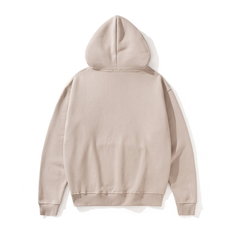 Men's Hooded Sweatshirt Heavyweight Solid Colour Urban Style_voghion.com
