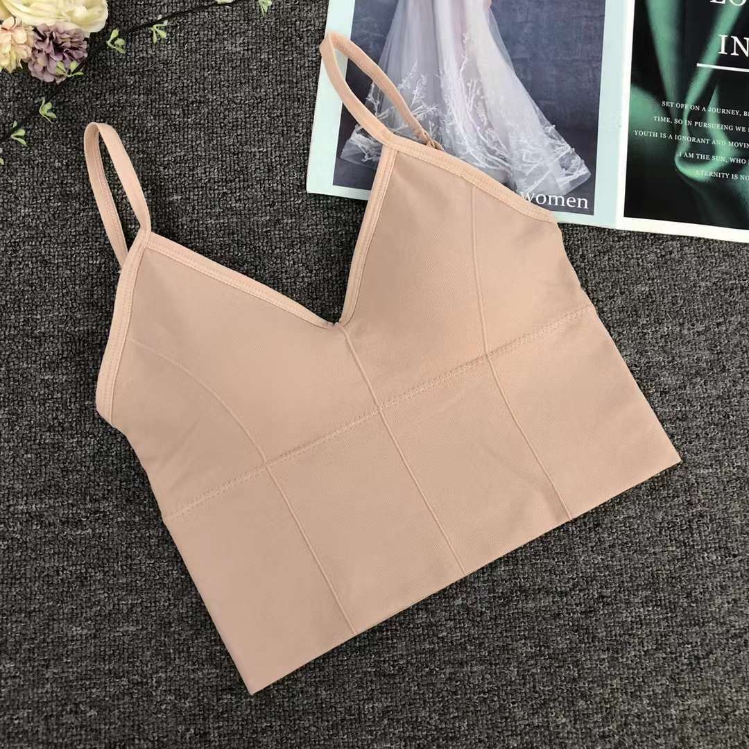Nuevo chaleco sin costuras de alta elasticidad de alta calidad de dama sin anillo de acero bra de yoga ropa interior deportiva mujer al por mayor