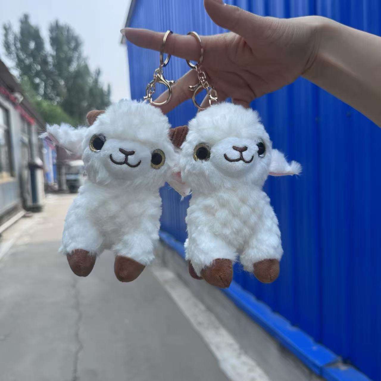 Xinjiang Souvenir Kashi Little Sheep Plush Toy Keychain Pendant Stuffed Toy Bag Decoration Doll