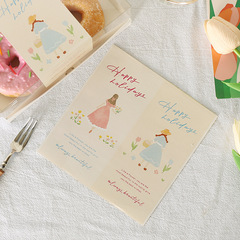 三八女神節母親節蛋糕甜點鮮花藝花束包裝禮品盒封口裝飾不乾膠