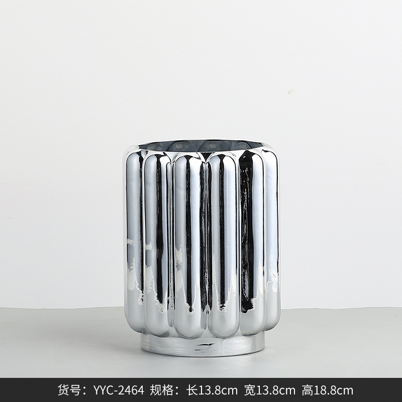 넓은 수직 낮은 바닥 꽃병 YYC-2464