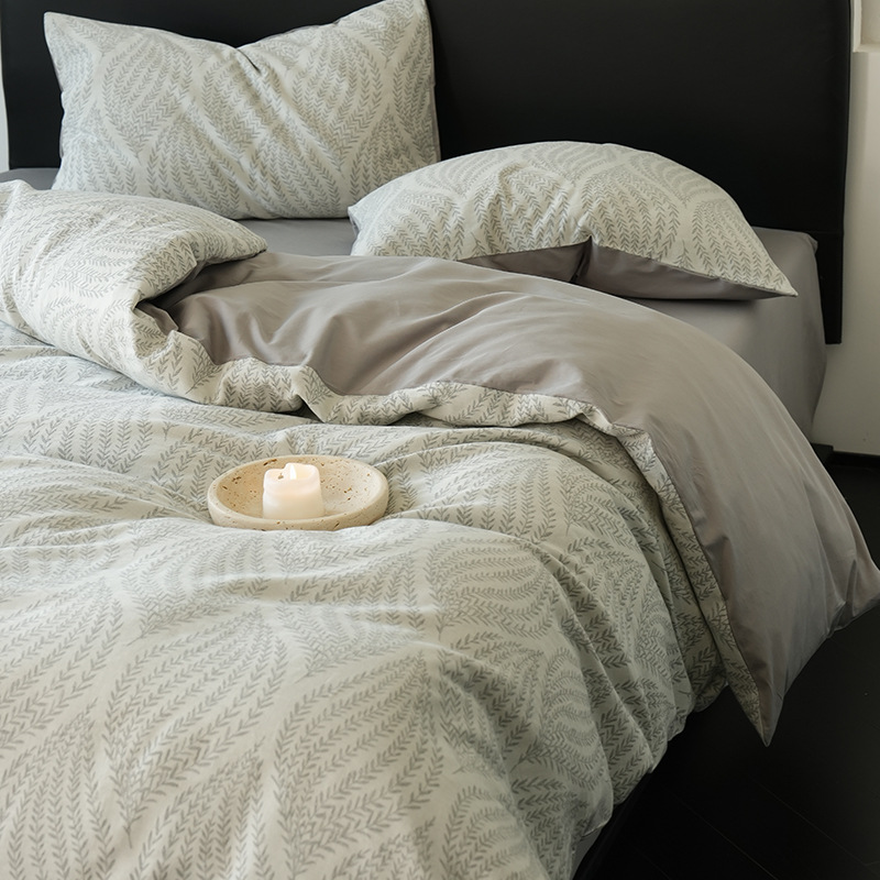 Tres capas de hilo primavera - gris azul claro