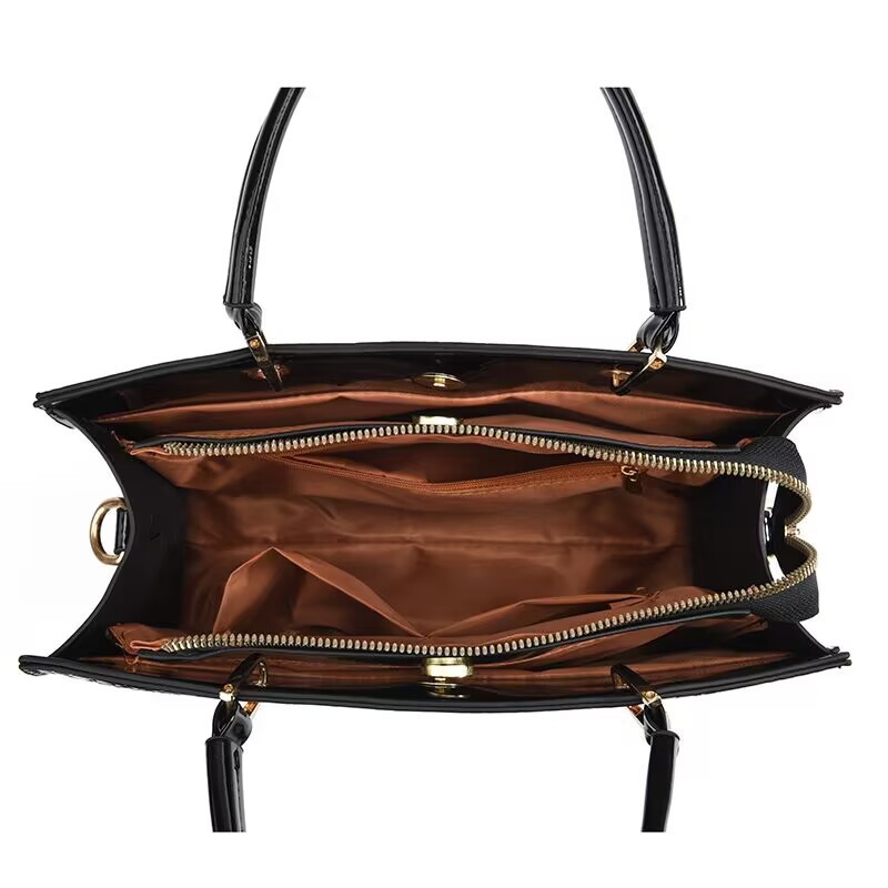 [Bolso de mujer Qishi] 2023 nueva moda cocodrilo patrón bolso de gran capacidad versátil elegante bolso de hombro de mujer