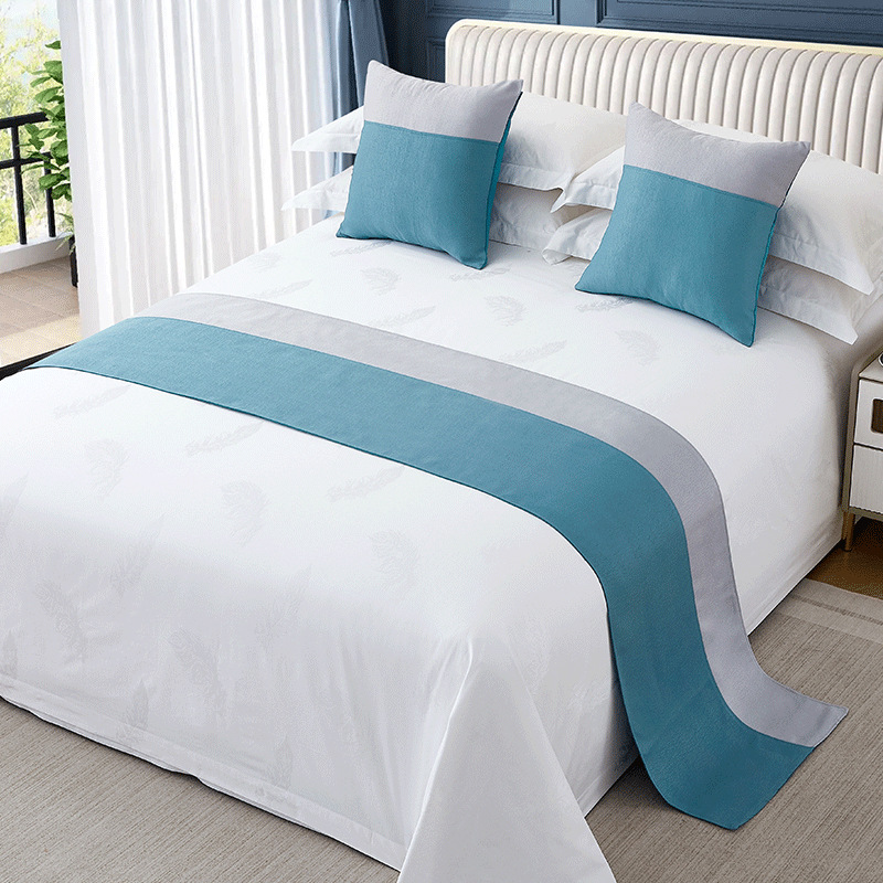 실버 블루와 그레이 실크 코튼