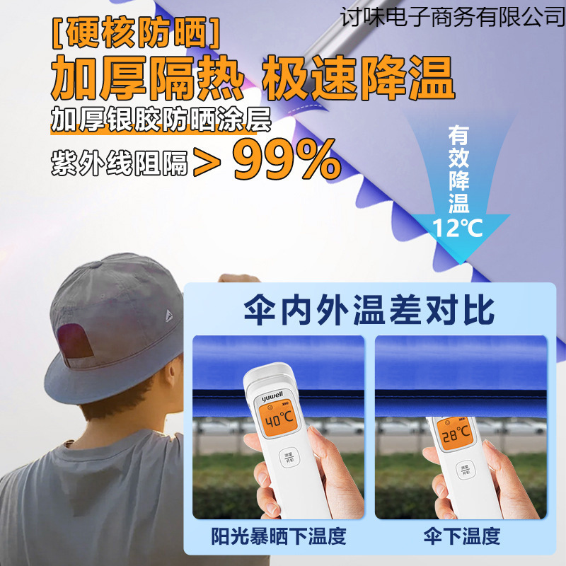 パラソル、日傘、大型屋外屋台専用傘、大型長方形防雨・日焼け止め業務用厚手雨よけ|undefined