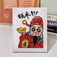 富の神の十字の刺繍の小さい件の客間は自分で簡単に新型の初心者を刺繍します。