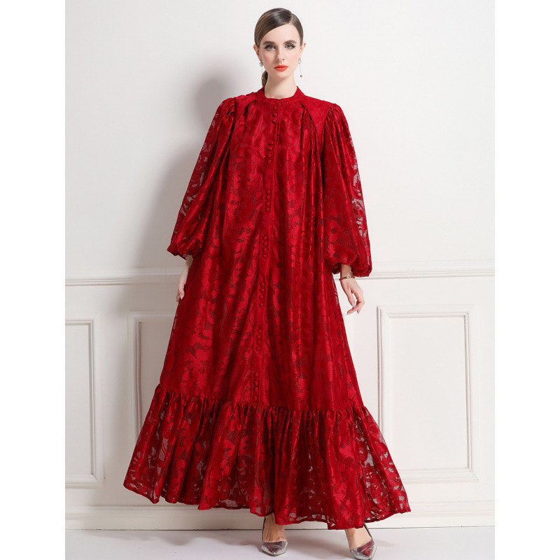 Clearance Sale ~ In-Store Withdrawal Real Photos in Stock Custom Lace Dress Extra Long Style 9928