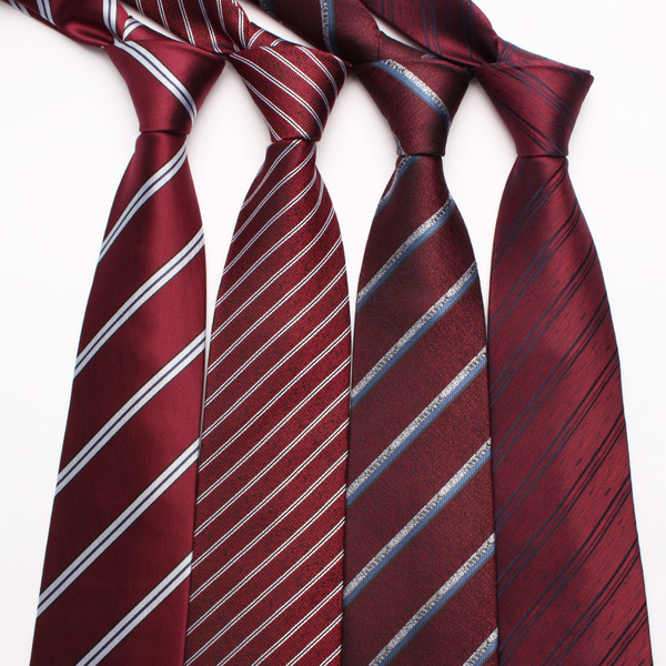 men's burgundy retro tie