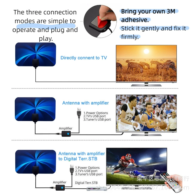 Blue digital high quality antenna, new collection, 70G