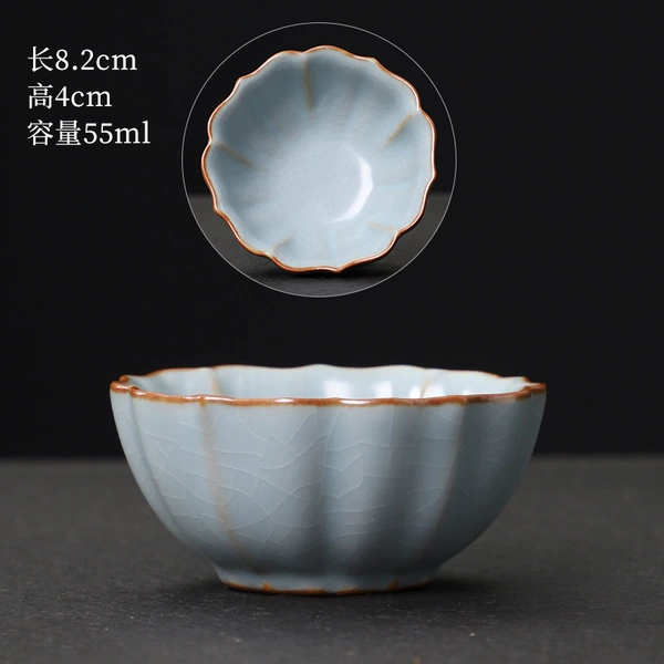 Striped cup [Ru kiln]