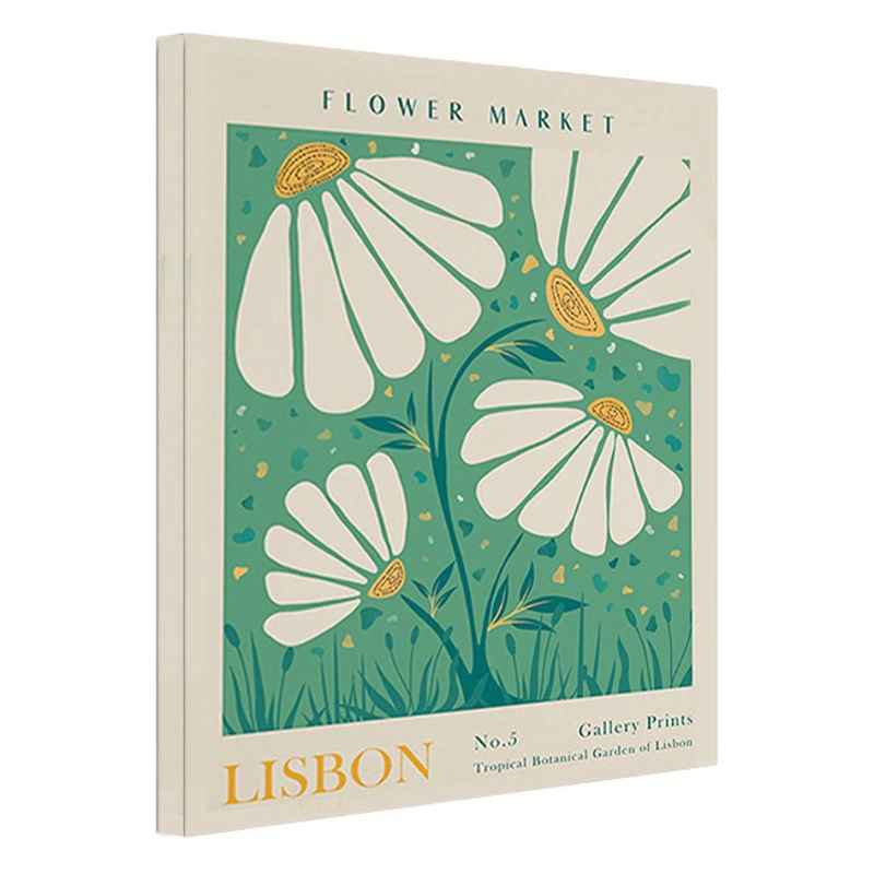 Amazon горячая Распродажа завод цветочное Искусство Холст Живопись основной плакат гостиная украшение дома подвесная живопись основная доставка