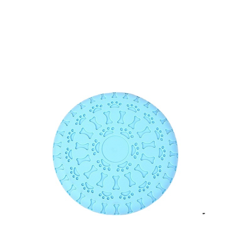 Transfronterizo nuevo juguete para perros Frisbee TPR entrenamiento de alimentación de doble uso Frisbee entrenamiento para mascotas juguete suministros para mascotas