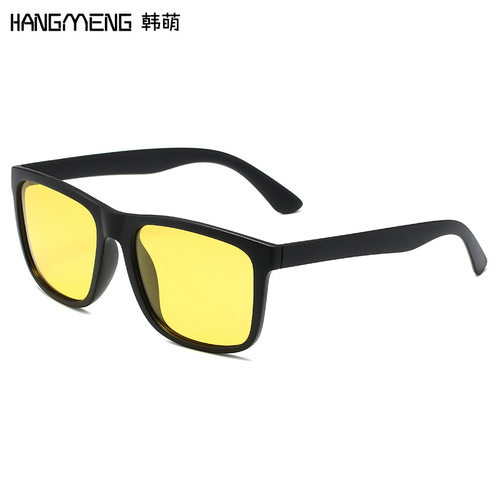 New square polarized sunglasses, unisex sunglasses, outdoor sunshade glasses, men's driver's glasses