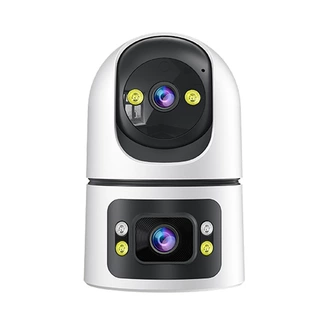 OKAM小鹰看看摄像头室内监控器双镜头画面摇头手机远程600万wifi